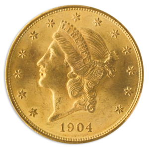 1904 $20 Liberty CACG  MS65