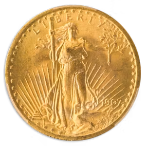 1907 $20 Saint Gaudens PCGS MS64 CAC