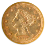 1867-S $2 1/2 Liberty NGC AU55 CAC