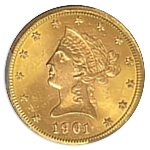 1901-S $10 Liberty CACG MS65
