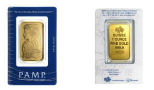 1 oz Pamp Suisse Gold Bar