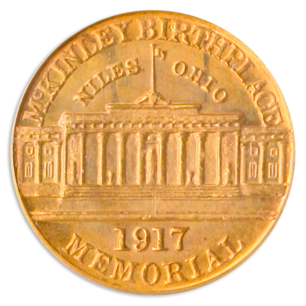 1917 McKinley $1 Gold Commemorative PCGS MS64