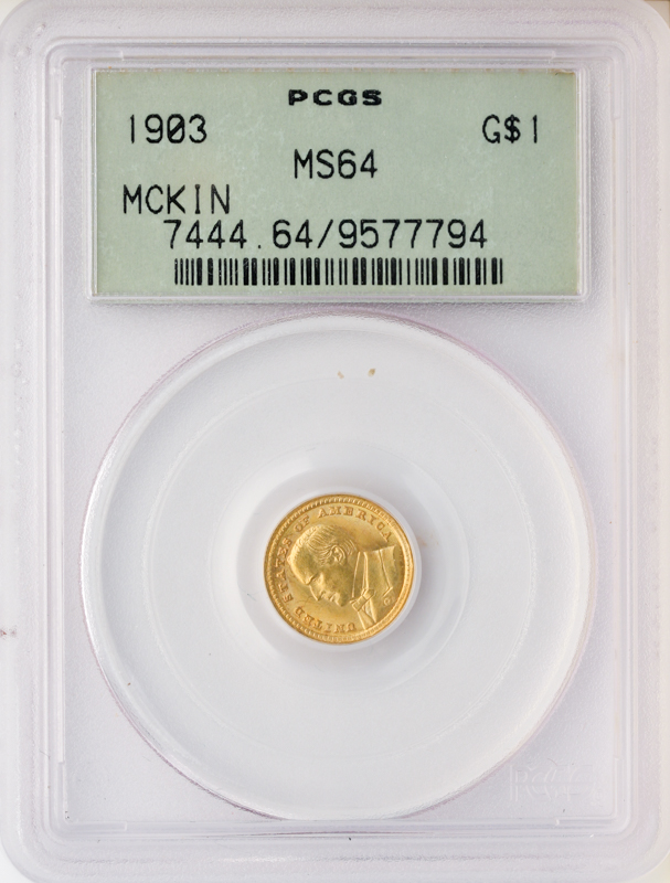 1903 McKinley $1 PCGS MS64