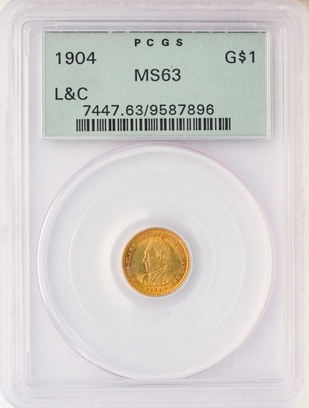 1904 Lewis and Clark $1 PCGS MS63