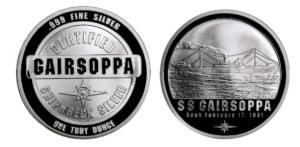 1 oz. S.S. Gairsoppa Shipwreck Round 