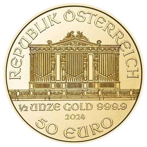 2024 1/2 oz Gold Austrian Philharmonic (BU)