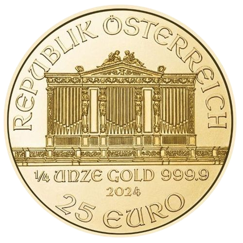 2024 1/4 oz Gold Austrian Philharmonic (BU)