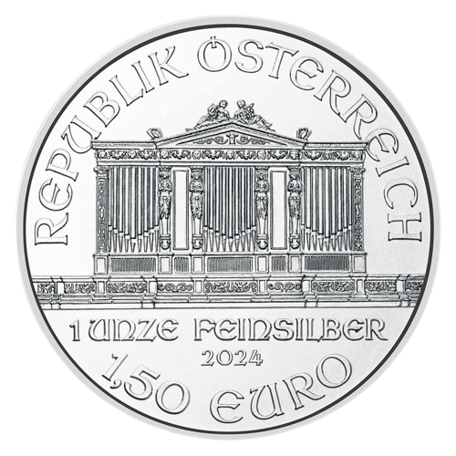 2024 1 oz Silver Austrian Philharmonic (BU)