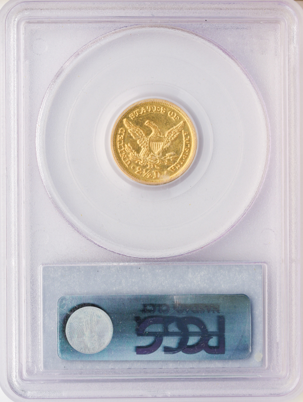 1848-D $2.5 Liberty PCGS AU58 CAC