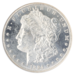 1884-CC Morgan $1 NGC Proof Like MS63