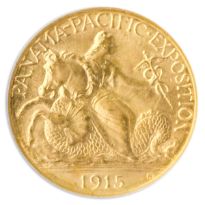 1915-S $2.50 Panama Pacific Gold Commemorative NGC MS66