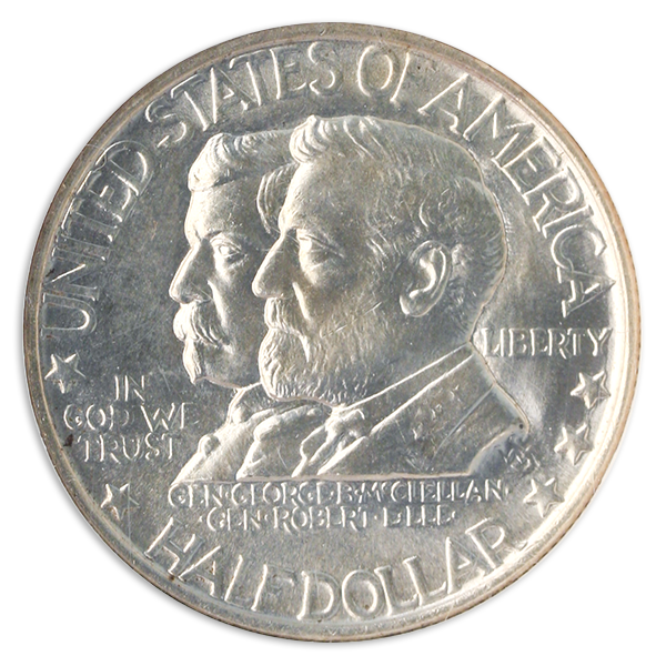 1937 Antietam Silver Commemorative Half Dollar NGC MS65