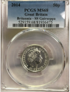 2014 50p Britannia - SS Gairsoppa 