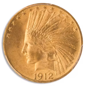 1912-S $10 Indian PCGS MS64 CAC +