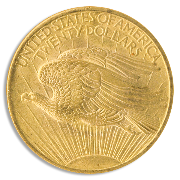 $20 Saint Gaudens Certified MS61