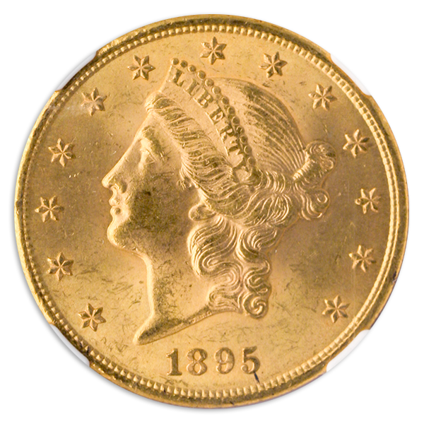 1895 $20 Liberty NGC MS63 CAC