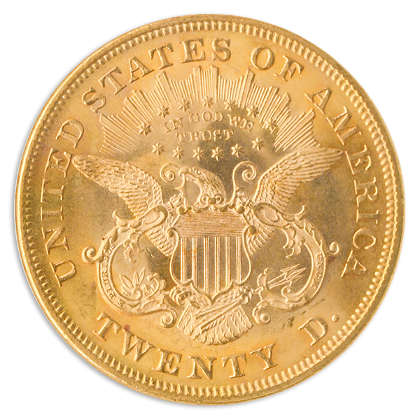 1875 $20 Liberty NGC MS66 CAC
