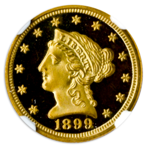 1899 $2 1/2 Liberty Ultra Cameo NGC PR68 CAC