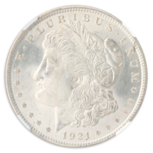 1921 Morgan $1 NGC MS66