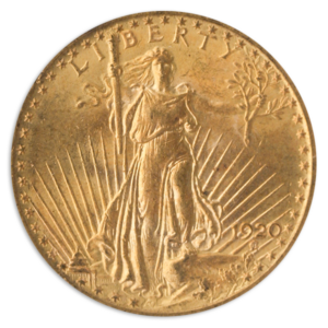1920 $20 Saint Gaudens PCGS MS64