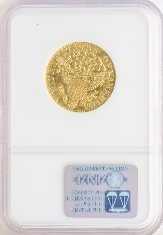1802/1 $5 Draped Bust NGC AU58