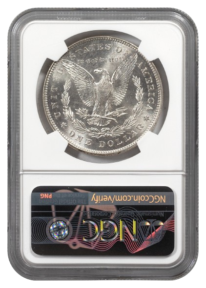 1878 7/8 Tail Feathers Morgan $1 NGC MS63 Weak