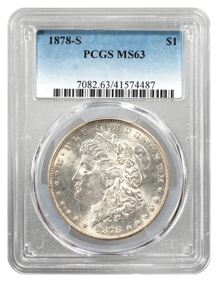 1878-S Morgan $1 PCGS MS63