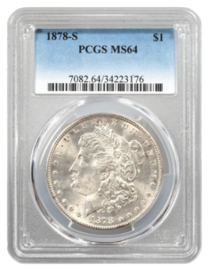 1878-S Morgan $1 PCGS MS64