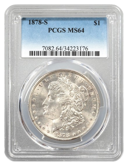 1878-S Morgan $1 PCGS MS64