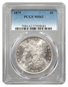 1879 Morgan $1 PCGS MS63