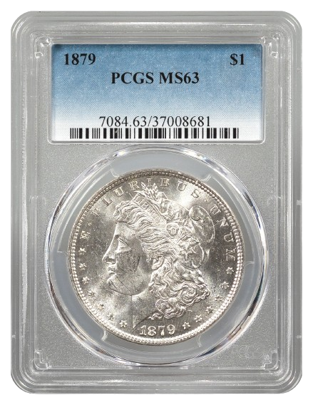 1879 Morgan $1 PCGS MS63