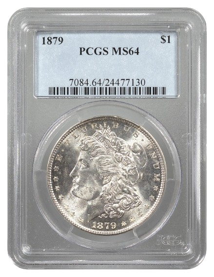 1879 Morgan $1 PCGS MS64