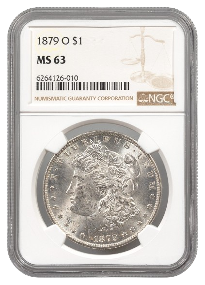 1879-O Morgan $1 NGC MS63