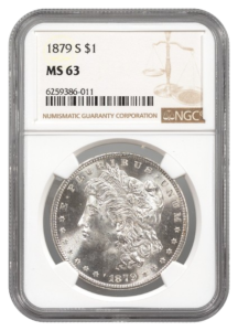 1879-S Morgan $1 NGC MS63