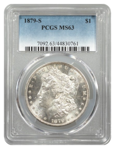 1879-S Morgan $1 PCGS MS63