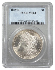 1879-S Morgan $1 PCGS MS64