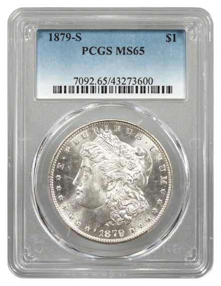 1879-S Morgan $1 PCGS MS65