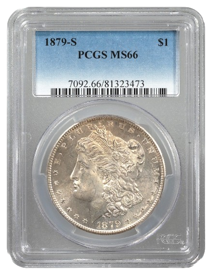 1879-S Morgan $1 PCGS MS66
