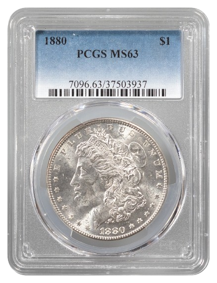 1880 Morgan $1 PCGS MS63