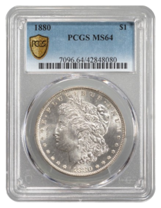 1880 Morgan $1 PCGS MS64