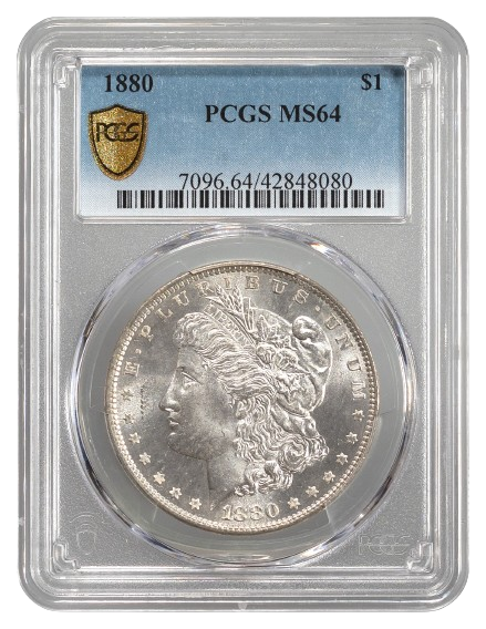 1880 Morgan $1 PCGS MS64