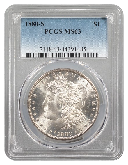 1880-S Morgan $1 PCGS MS63