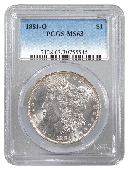 1881-O Morgan $1 PCGS MS63