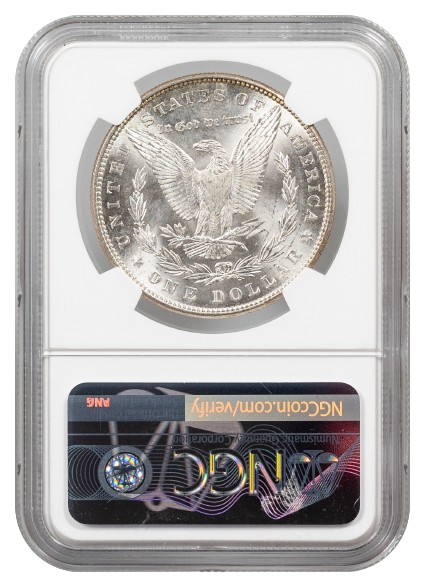 1882 Morgan $1 NGC MS65