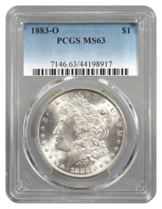 1883-O Morgan $1 PCGS MS63
