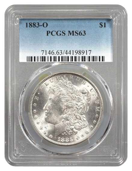 1883-O Morgan $1 PCGS MS63