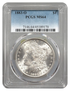 1883-O Morgan $1 PCGS MS64