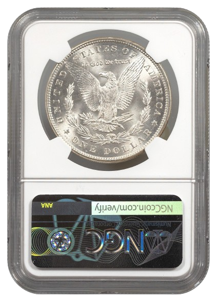 1884 Morgan $1 NGC MS63