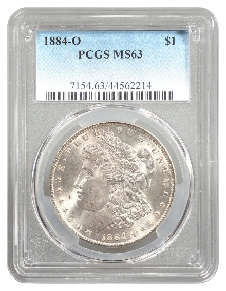 1884-O Morgan $1 PCGS MS63