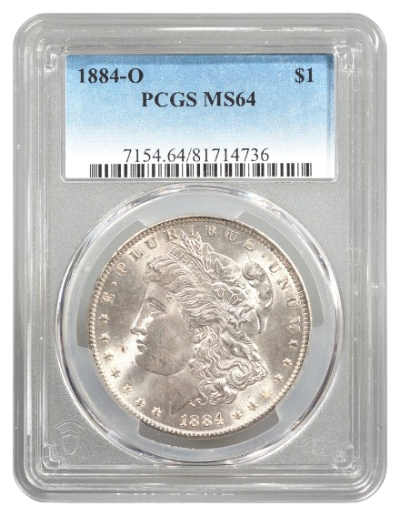 1884-O Morgan $1 PCGS MS64